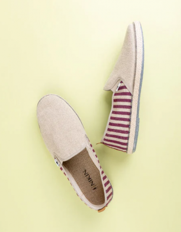 Espadrilles dengan tampilan dip-dye